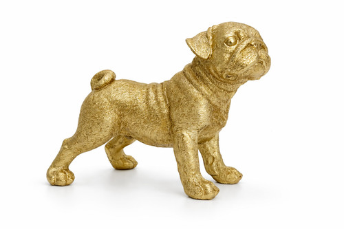 Deko hund bulldogge figur - deko,