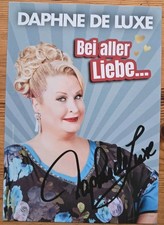 Daphne De Luxe Orig Autogramm signiert Comedy Moderation uvm - AK