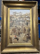 Gemälde Bild "Marktplatz in