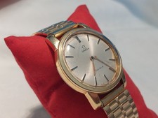 Orig. gr OMEGA  Geneve Autom.  H.-Uhr, Echt-Gold Haube   "Vintage"