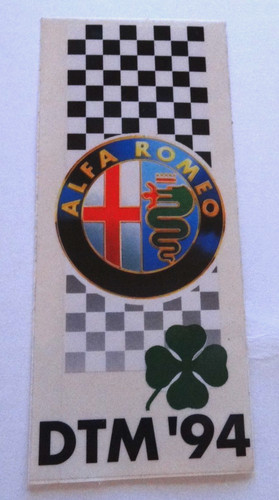 Werbe aufkleber alfa romeo - werbe-aufkleber,