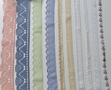 1 Meter Klöppelspitze, Häkel-Borte, Spitze, Borten, Bänder, Spitzen, Litze