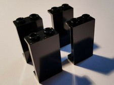 LEGO® 4 x 87544 Panel 1 x 2 x 3 schwarz 4614788 (GB) Black