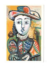 Ansichtskarte / Kunst / Pablo Picasso / Jeune femme