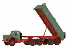 Kibri H0 14036 MAGIRUS DEUTZ mit MEILLER Kippsattelauflieger