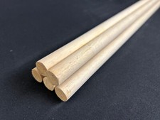 Rundleiste Rundstab Abachi Ø 16 mm Länge 1180 mm Holzleisten B-Sort. (50 Stk.)