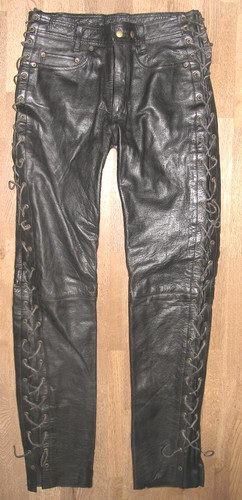 Polo herren lederjeans - lederjeans, /