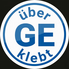 40x "überGEklebt" Sticker |