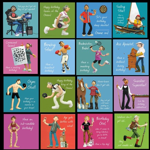 Geburtstagskarte sport - sport, &