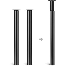 Tischbeine Metall Schwarz