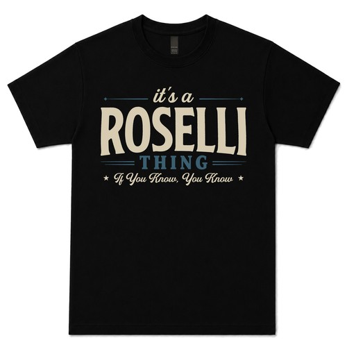 Roselli thing if you - it's,