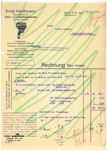 Fahrrad rechnung ernst - rechnung,