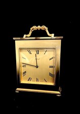 Imhof Tischuhr / Kaminuhr sehr selten Swiss 15 Jewels