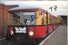 Postkarte :  BERLIN   S-Bahn im Bahnhof ERKNER am 02.11.2003