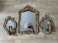 Goldener barock spiegel 2x - goldener,