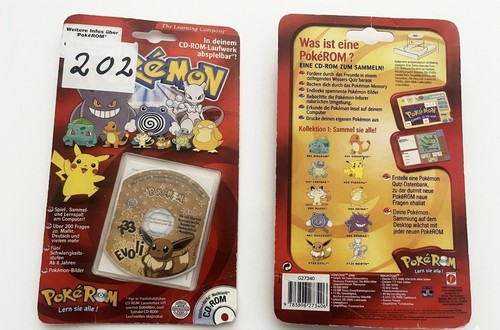 Pokémon pokérom rom evoli - pokérom, cd-rom