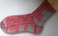 Damensocken handgestrickt,    Gr. 39          90% Schurwolle