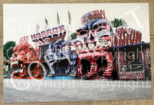 Xxl foto geisterbahn - foto, horror