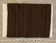 Braunes Band  11 m Einfassband, Stossband, Hosenband 15 mm breit