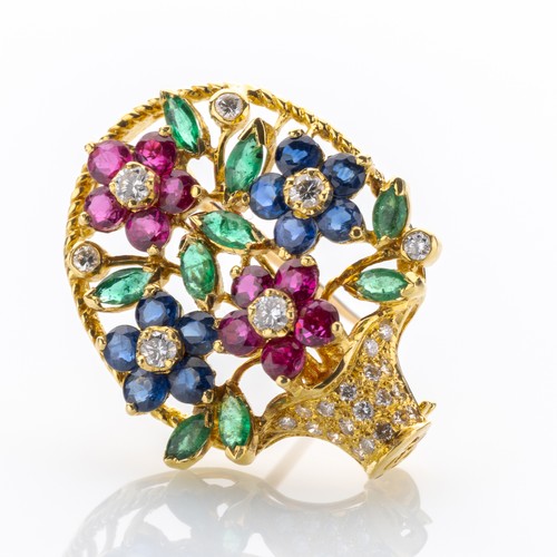 Brosche aus 750er gold - aus,