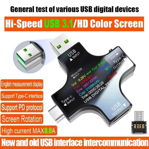 Typ usb digital power meter - power,