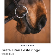 Fager Gebiss Greta 10,5 D Ring feste Ringe Titan einfach gebrochen