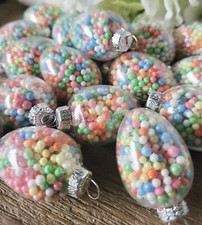 18 x Retro Ostereier Plastik 4