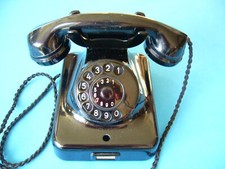 Original altes Post Telefon SIEMENS W48 Bakelit schwarz