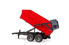 Bruder Anhänger 02211 Wannenkippanhänger mit Automatikrückwand rot Kipper Neu