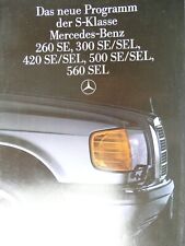 Mercedes Benz Katalog Händlerstempel Das neue Programm der S Klasse 26 S FT-512