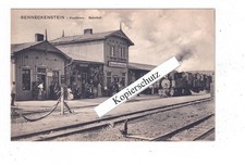 AK  Benneckenstein i. Hochharz, Bahnhof mit Zug, 1914