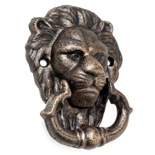 Türklopfer Löwe Messing