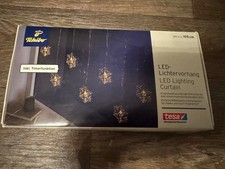 Nr. 56 Deko Weihnachten LED-Lichtervorhang 105cm breit inkl. Timer