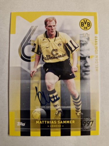 Matthias sammer auto topps - sammer,