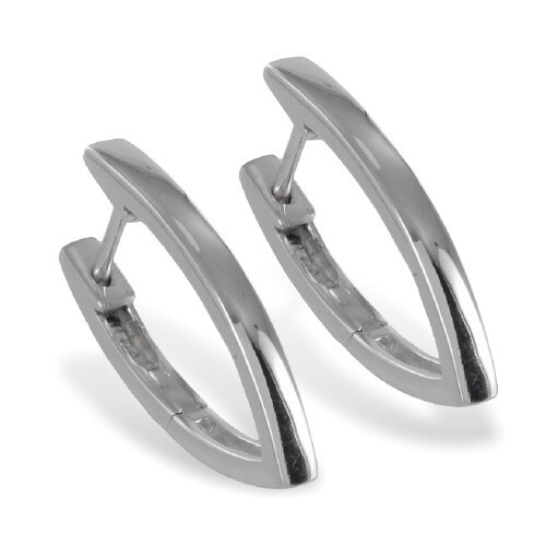 Echt 925 silber klapp creolen - echt,