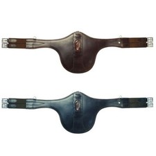 Pferd Stollenschoner Sattelgurt weiche Polsterung englisches Leder dreifach elastisches Ende