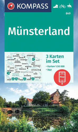 Kompass wanderkarten set 849 - wanderkarten-set,