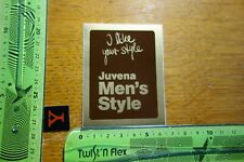 Alter Aufkleber Hygiene Parfüm Kosmetik Herren JUVENA MEN'S STYLE