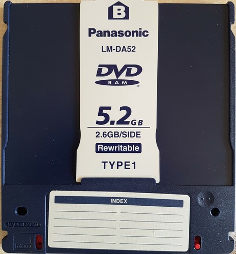 Panasonic dvd ram type - dvd-ram, 1