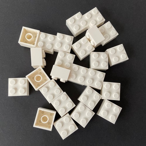 Lego bausteine 2x2 weiss - 25,