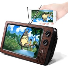 Smartphone Bildschirm-Vergrößerung 5X UV-Lupe 3D Retro-TV Design