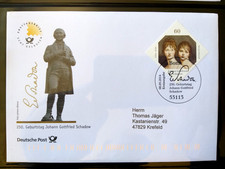 BRD 2014 FDC,  350.Geburtstag