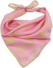 Trachtentuch Rosa Grün Light