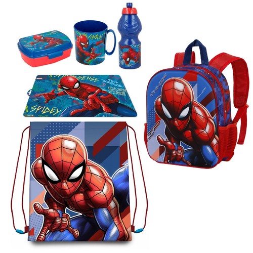 Spiderman schulrucksack set - schulrucksack,