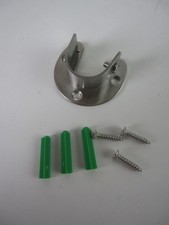 Halterung für Kleiderstange Ø 28 mm Edelstahl Wandmontage