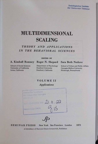 Multidimensional scaling - multidimensional,