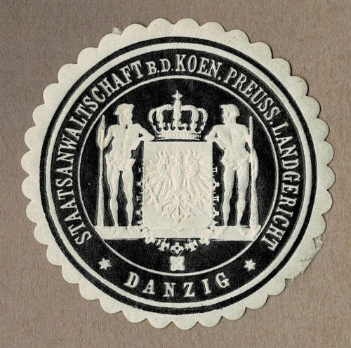 Siegelmarke preußen - siegelmarke,