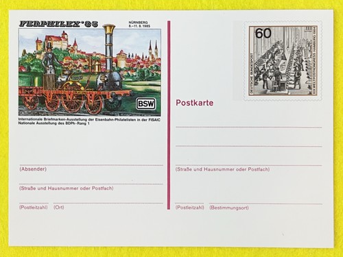 Ganzsache sonderpostkarte brd - ganzsache,