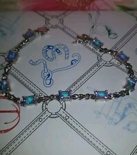 Mondlicht Topas ?  SILBER ARMBAND ♥️Super Zustand~ ? 10 Gr. STERLINGSILBER 