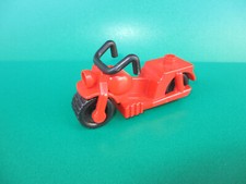 Lego Duplo Motorrad rot Vintage Feuerwehr Moped Tourenmaschine (250323M)